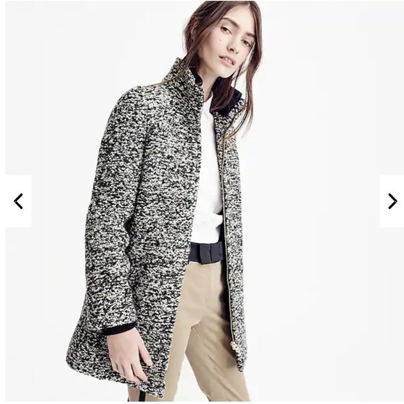 J. Crew Jackets & Blazers - J. Crew Lodge Coat in Speckled Boucle with Italian Wool